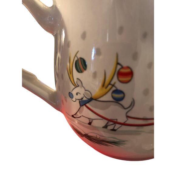 Vintage Christmas Mugs Country Christmas New made in Japan - Picture 5 of 12